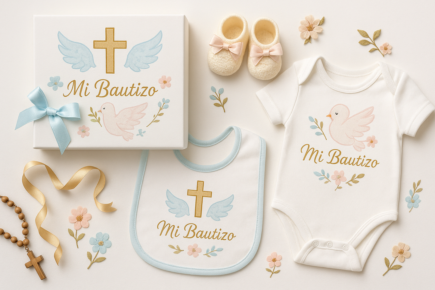 Kit Personalizado para Bautizo con DTF UV & Textil