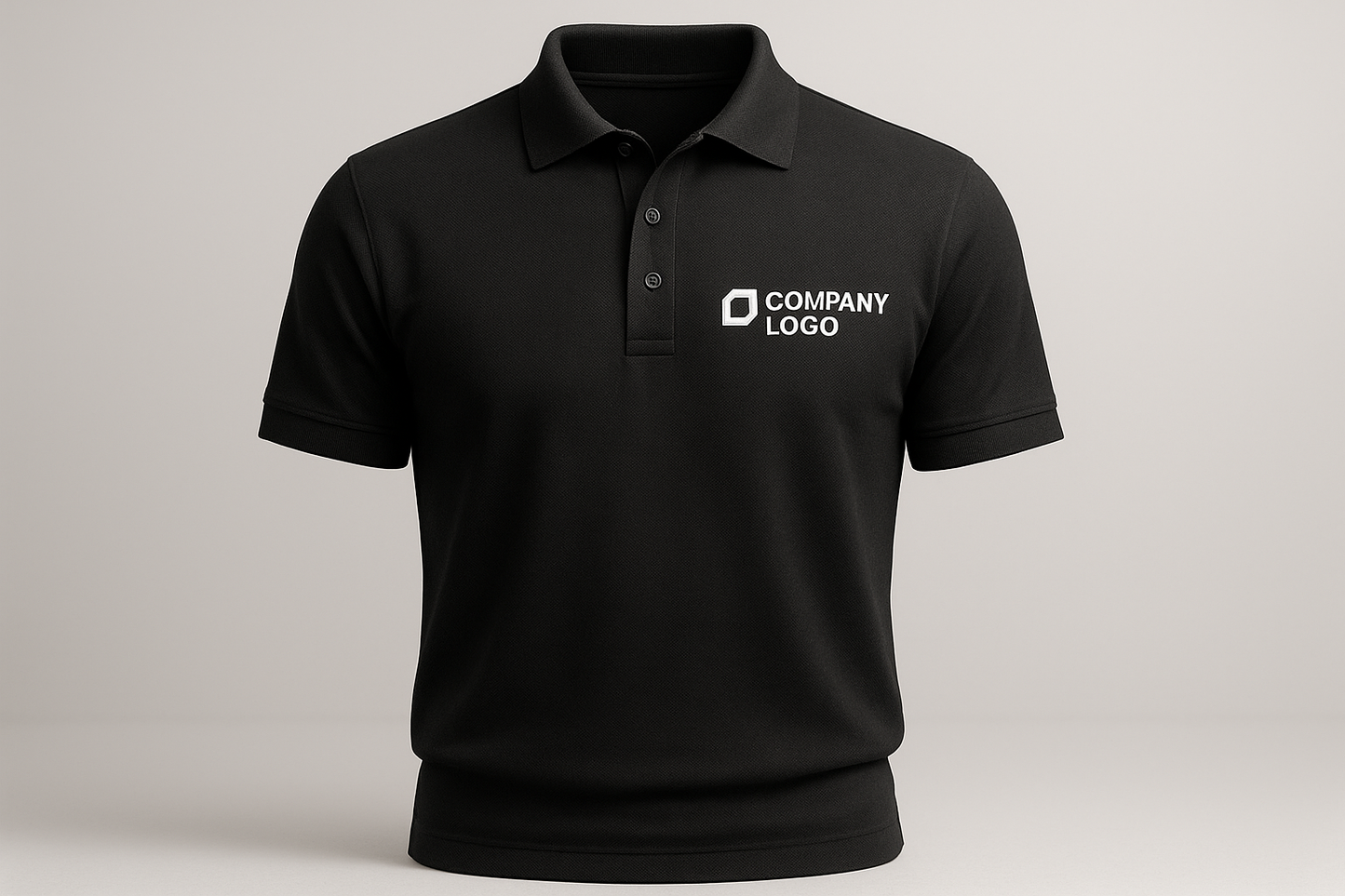 Polo Personalizado
Ideal para uniformes empresariales y equipos de trabajo. Confeccionadas en tela cómoda y con tu logotipo o diseño estampado en DTF Textil para un acabado elegante y profesional.