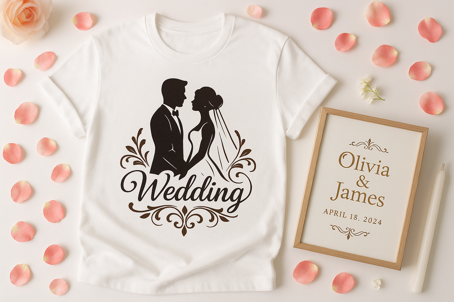 Kit para Bodas ( Camiseta +Recuerdo)