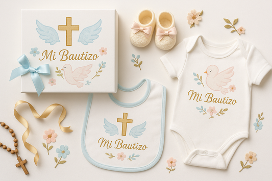 Kit Personalizado para Bautizo con DTF UV & Textil 