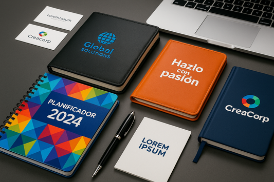 Libretas y Agendas Corporativas Personalizadas ✨

Da un toque único y profesional a tu oficina 🏢. Personaliza libretas, agendas y cuadernos con logos, diseños o frases usando DTF UV, logrando colores vibrantes 🌈, acabados duraderos 💪 y estilo corporativo elegante.

Perfectas para regalos empresariales 🎁, reuniones, capacitaciones 📚 o para fortalecer la identidad de tu marca 🚀.
👉 ¡Haz que cada nota y cada agenda refleje profesionalismo y creatividad! 🌟