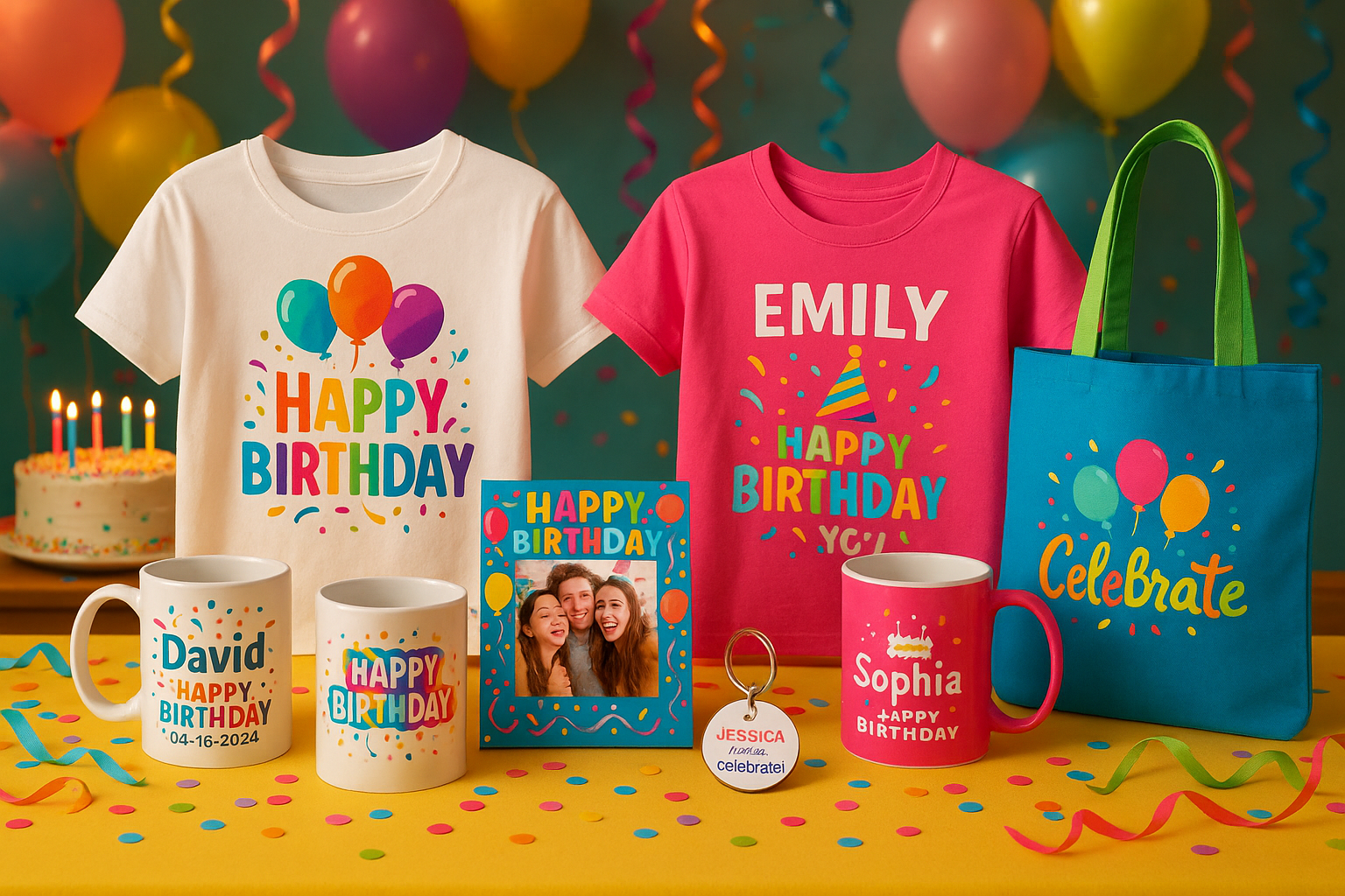 🎉 Regalos y Souvenirs Personalizados para Cumpleaños 🎁

Haz que cada cumpleaños sea inolvidable ✨. Personaliza detalles, recuerdos y souvenirs con nombres, fechas o diseños divertidos usando DTF UV y Textil, con colores vibrantes 🌈 y acabados de alta calidad.

Perfectos para sorprender a tus invitados 🥳, crear recuerdos especiales 📸 y darle un toque único a la celebración 🎂.
👉 ¡Haz que tu fiesta destaque con regalos que todos amarán! 🌟