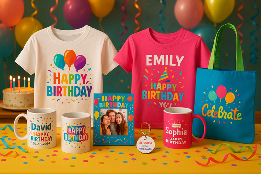 🎉 Regalos y Souvenirs Personalizados para Cumpleaños 🎁

Haz que cada cumpleaños sea inolvidable ✨. Personaliza detalles, recuerdos y souvenirs con nombres, fechas o diseños divertidos usando DTF UV y Textil, con colores vibrantes 🌈 y acabados de alta calidad.

Perfectos para sorprender a tus invitados 🥳, crear recuerdos especiales 📸 y darle un toque único a la celebración 🎂.
👉 ¡Haz que tu fiesta destaque con regalos que todos amarán! 🌟